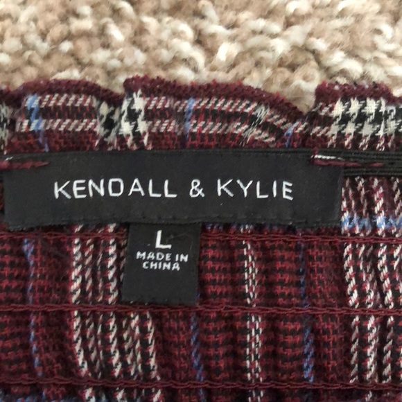 Plaid cropped tank top - Picture 2 of 2